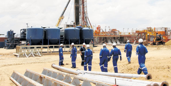 Oil Workers in Kenya
